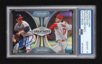 Nolan Ryan Signed 2019 Topps Greatness Returns With Shohei Ohtani #GRE-3 (PSA | Autograph Graded PSA 10) at PristineAuction.com