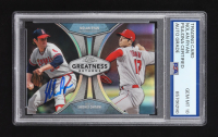 Nolan Ryan Signed 2019 Topps Greatness Returns With Shohei Ohtani #GRE-3 (PSA | Autograph Graded PSA 10) at PristineAuction.com