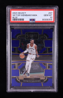 Victor Wembanyama 2023-24 Select Blue #121 RC (PSA 10) at PristineAuction.com