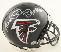 Andre Rison Signed Falcons Throwback Alternate Mini Helmet Inscribed "Bad Moon" (Schwartz) at PristineAuction.com