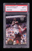 Shaquille O'Neal 1992-93 Stadium Club #247 RC (PSA 9) at PristineAuction.com