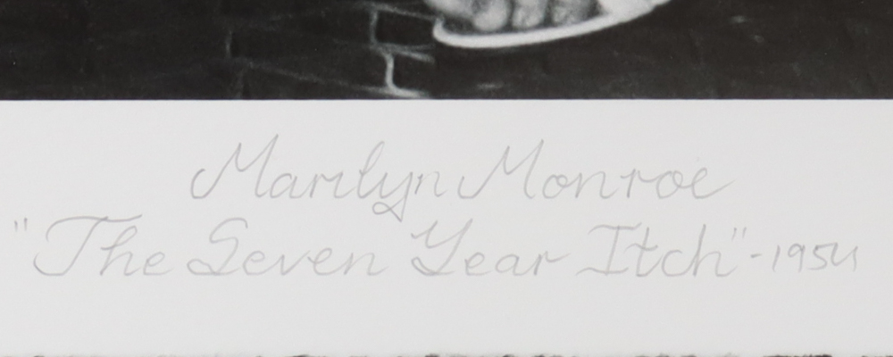 Historical Photo Archive - Marilyn Monroe "The Seven Year Itch" 1954 Limited Edition 16x22.5 Fine Art Giclee on Paper # 99 /375 at PristineAuction.com Historical Photo Archive - Marilyn Monroe "The Seven Year Itch" 1954 Limited Edition 16x22.5 Fine Art Giclee on Paper # 99 /375 at PristineAuction.com