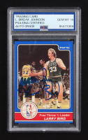 Larry Bird / Magic Johnson Signed 1984 Dual Star CO #15 (PSA | Autograph Graded PSA 10) at PristineAuction.com