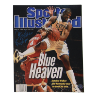 Antoine Walker Signed Kentucky Wildcats 11x14 Photo Inscribed "96 Champs" (Authentic Ink) at PristineAuction.com