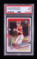 Patrick Mahomes II 2023 Donruss Optic #93 (PSA 9) at PristineAuction.com