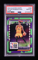 Victor Wembanyama 2023-24 Hoops Haunted Hoops Slime #282 RS RC (PSA 10) at PristineAuction.com