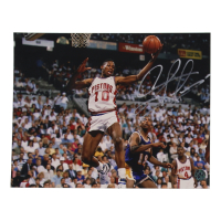 Dennis Rodman Signed Pistons 11x14 Photo (Authentic Ink) at PristineAuction.com