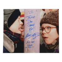 Scott Schwartz Signed "A Christmas Story" 11x14 Photo Inscribed "I Triple Dog Dare Ya!" & "Flick" (Authentic Ink) at PristineAuction.com