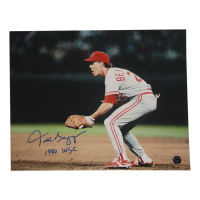 Todd Benzinger Signed Reds 11x14 Photo Inscribed "1990 WSC" (Authentic Ink) at PristineAuction.com