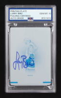 Larry Bird Signed 2023-24 Panini Flawless National Treasures Printing Plate #160 #1/1 (PSA | Autograph Graded PSA 10) at PristineAuction.com