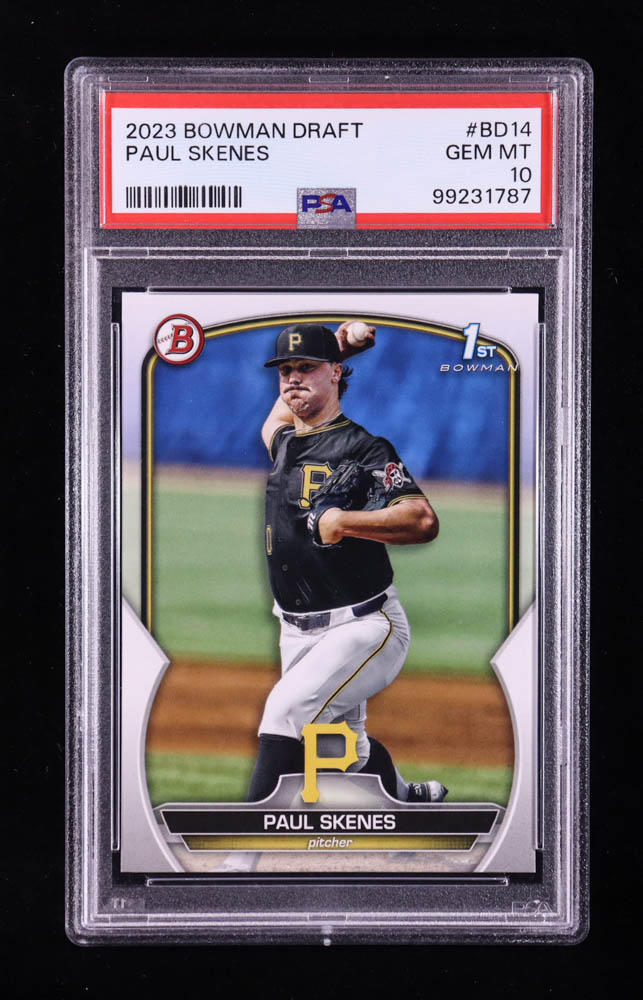 Paul Skenes 2023 Bowman Draft #BD14 RC (PSA 10) at PristineAuction.com Paul Skenes 2023 Bowman Draft #BD14 RC (PSA 10) at PristineAuction.com