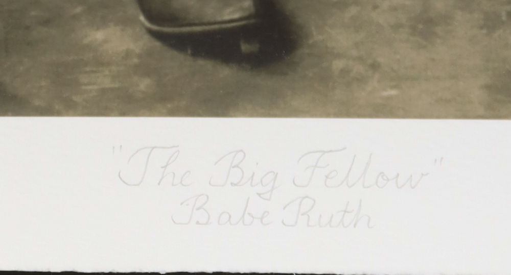 Historical Photo Archive - Babe Ruth "The Big Fellow" Limited Edition 16.5x22 Fine Art Giclee on Paper # 84 /375 at PristineAuction.com Historical Photo Archive - Babe Ruth "The Big Fellow" Limited Edition 16.5x22 Fine Art Giclee on Paper # 84 /375 at PristineAuction.com