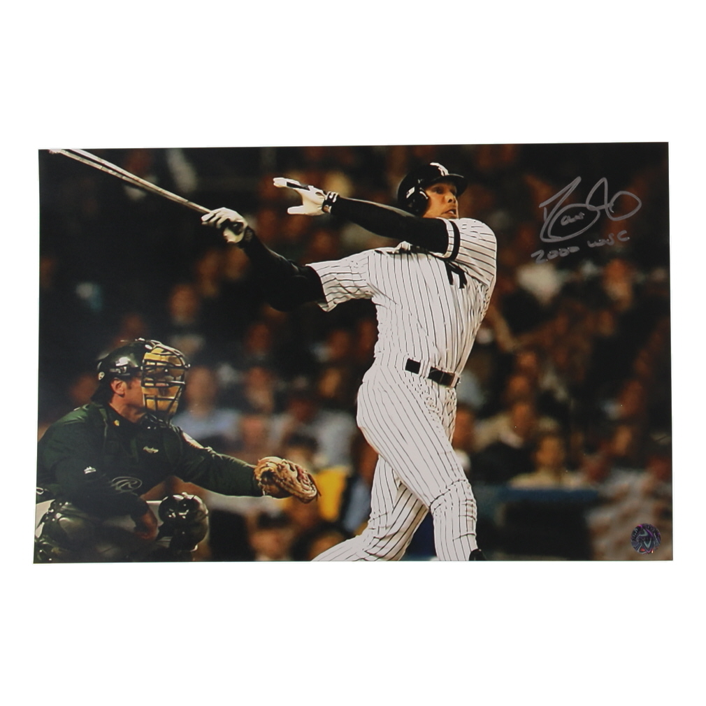 David Justice Signed Yankees 11x17 Photo Inscribed "2000 WSC" (Authentic Ink) at PristineAuction.com David Justice Signed Yankees 11x17 Photo Inscribed "2000 WSC" (Authentic Ink) at PristineAuction.com