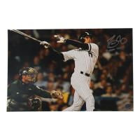 David Justice Signed Yankees 11x17 Photo Inscribed "2000 WSC" (Authentic Ink) at PristineAuction.com