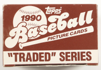 1990 Topps Traded Series Complete Set of (132) Baseball Cards with #83T John Olerud, #33T Travis Fryman, #6T Carlos Baerga at PristineAuction.com