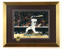 Reggie Jackson Signed Yankees Custom Framed Photo Display With Hall Of Fame Pin (Beckett) at PristineAuction.com