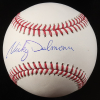 Nicky Delmonico Signed OML Baseball (JSA) at PristineAuction.com