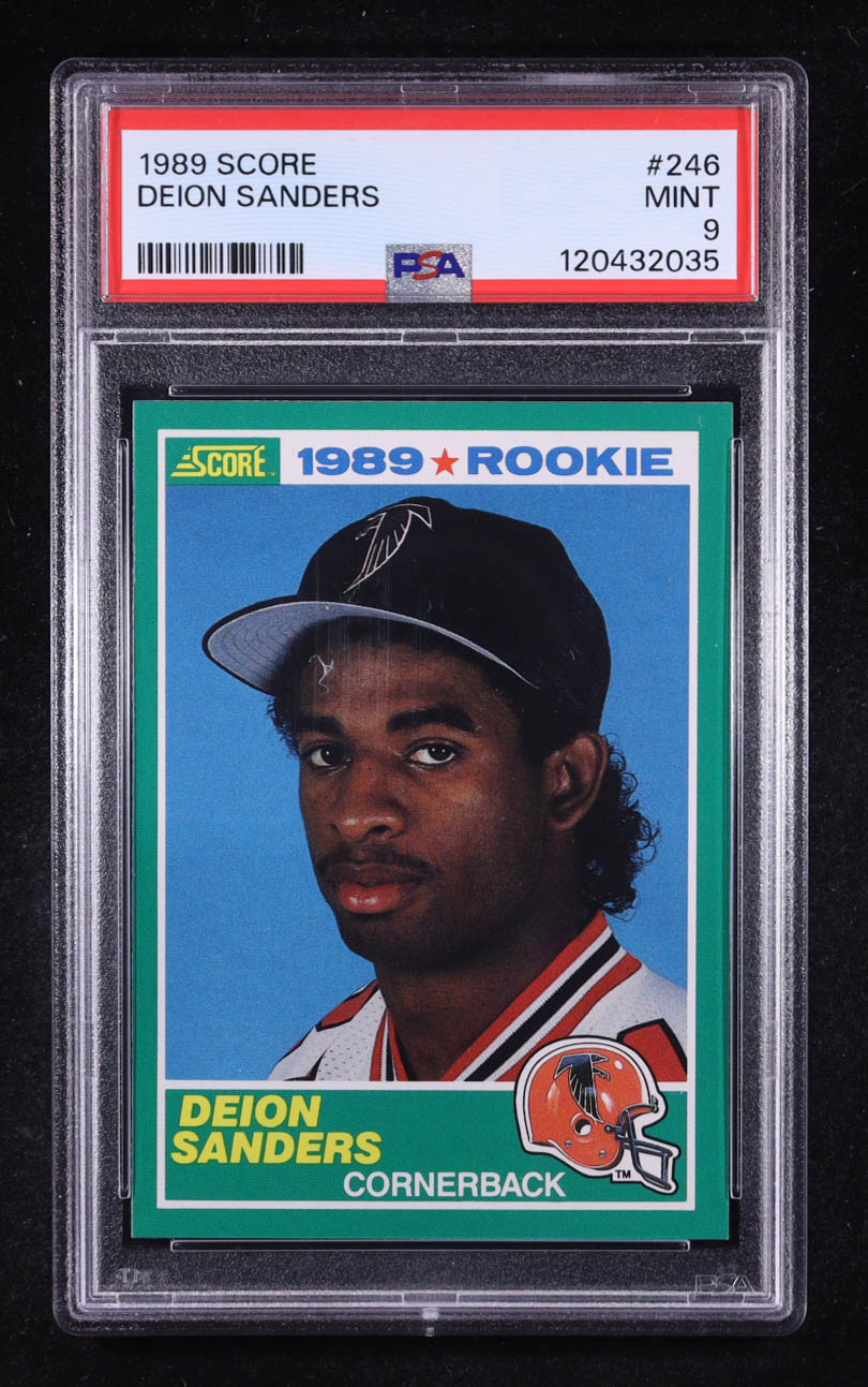 Deion Sanders 1989 Score #246 RC (PSA 9) at PristineAuction.com Deion Sanders 1989 Score #246 RC (PSA 9) at PristineAuction.com