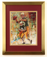 Bart Starr Signed Packers Custom Framed Art Print Display (JSA) at PristineAuction.com