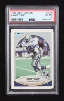 Emmitt Smith 1990 Fleer Update #U-40 RC (PSA 8) at PristineAuction.com