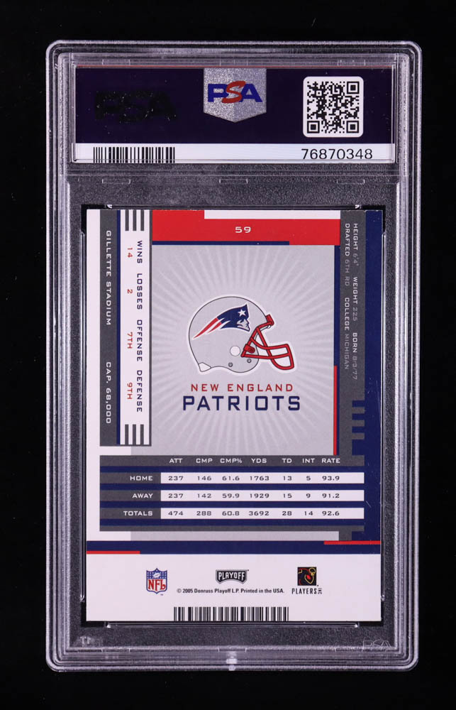 Tom Brady 2005 Playoff Contenders #59 (PSA 9) at PristineAuction.com Tom Brady 2005 Playoff Contenders #59 (PSA 9) at PristineAuction.com