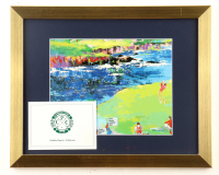 LeRoy Neiman "Tee Off At Cypress Point" Custom Framed Art Print with Official Cypress Point Scorecard at PristineAuction.com