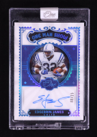 Edgerrin James 2021 Panini One One Man Show Autographs Platinum #175 #08/15 at PristineAuction.com