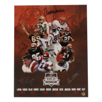 Bengals Ring of Honor 16x20 Photo Signed by Anthony Mu&ntilde;oz, Ken Anderson, Tim Krumrie & Isaac Curtis (Authentic Ink) at PristineAuction.com
