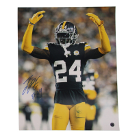 Joey Porter Jr. Signed Steelers 16x20 Photo (Authentic Ink) at PristineAuction.com
