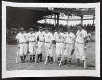 Historical Photo Archive - "Major League Baseball All Stars 1937" with Lou Gehrig, Joe Cronin, Joe DiMaggio, Charlie Gehringer Limited Edition 16x22.5 Fine Art Giclee on Paper # 129 /375 at PristineAuction.com