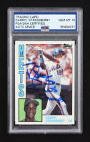 Darryl Strawberry Signed 1984 Topps Inscribed "86 WS Champs" #182 RC (PSA | Autograph Graded PSA 10) at PristineAuction.com