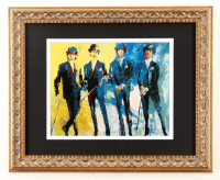 'The Beatles" Custom Framed LeRoy Neiman Art Print Display at PristineAuction.com