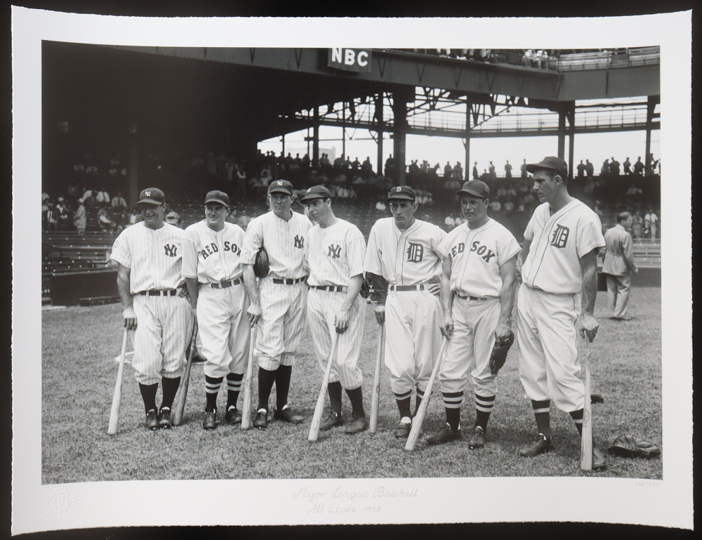 Historical Photo Archive - "Major League Baseball All Stars 1937" with Lou Gehrig, Joe Cronin, Joe DiMaggio, Charlie Gehringer Limited Edition 16x22.5 Fine Art Giclee on Paper # 132 /375 at PristineAuction.com Historical Photo Archive - "Major League Baseball All Stars 1937" with Lou Gehrig, Joe Cronin, Joe DiMaggio, Charlie Gehringer Limited Edition 16x22.5 Fine Art Giclee on Paper # 132 /375 at PristineAuction.com