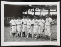 Historical Photo Archive - "Major League Baseball All Stars 1937" with Lou Gehrig, Joe Cronin, Joe DiMaggio, Charlie Gehringer Limited Edition 16x22.5 Fine Art Giclee on Paper # 133 /375 at PristineAuction.com