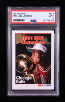 Michael Jordan 1991-92 Hoops #543 FIN (PSA 9) at PristineAuction.com