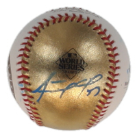 Adolis Garcia Signed 2023 World Series Rangers Logo Baseball (Beckett) at PristineAuction.com