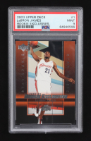 Lebron James 2003 Upper Deck Rookie Exclusives #1 RC (PSA 9) at PristineAuction.com