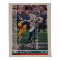 Dan Marino Signed 1993 Upper Deck #139 Jumbo 8x10 #338/500 (JSA) at PristineAuction.com