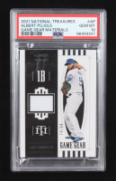 Albert Pujols 2021 Panini National Treasures Game Gear Materials Patch #GG-AP #74/99 (PSA 9) at PristineAuction.com
