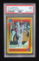 Ja'Marr Chase 2021 Panini Donruss RR Press Proof Premium #262 RC (PSA 9) at PristineAuction.com