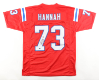 John Hannah Signed Jersey Inscribed "HOF 91" (Scwhartz) at PristineAuction.com