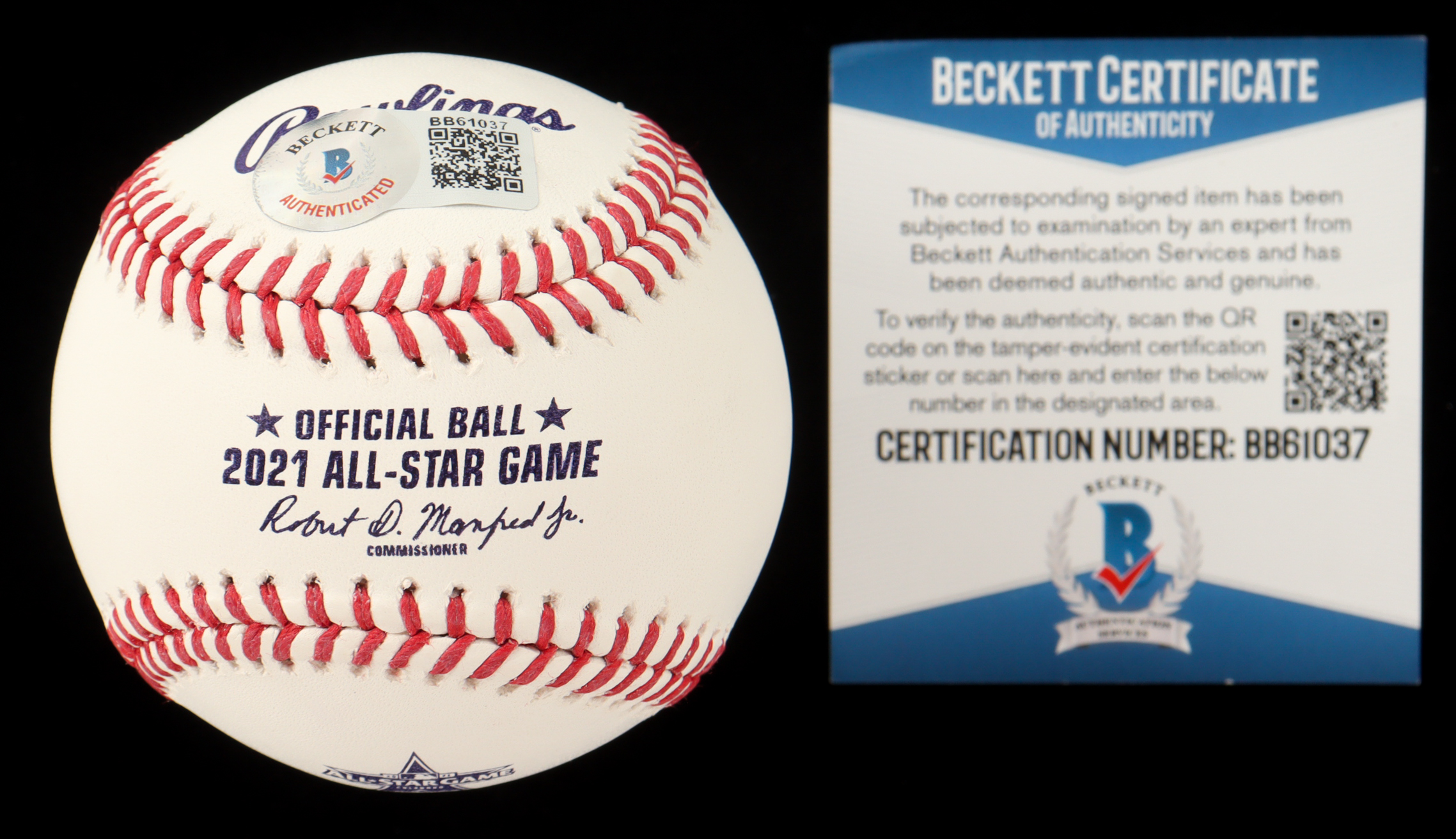 Vladimir Guerrero Jr. Signed 2021 All-Star Game Baseball With Display Case Inscribed “2021 ASG MVP” (Beckett) at PristineAuction.com Vladimir Guerrero Jr. Signed 2021 All-Star Game Baseball With Display Case Inscribed “2021 ASG MVP” (Beckett) at PristineAuction.com