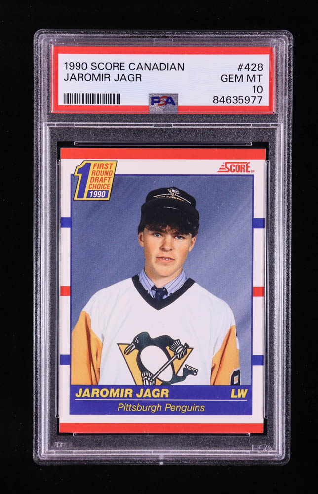 Jaromir Jagr 1990-91 Score Canadian #428 RC (PSA 10) at PristineAuction.com Jaromir Jagr 1990-91 Score Canadian #428 RC (PSA 10) at PristineAuction.com