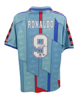 Ronaldo Nazario Signed Barcelona Kappa Authentic Jersey (Beckett) at PristineAuction.com