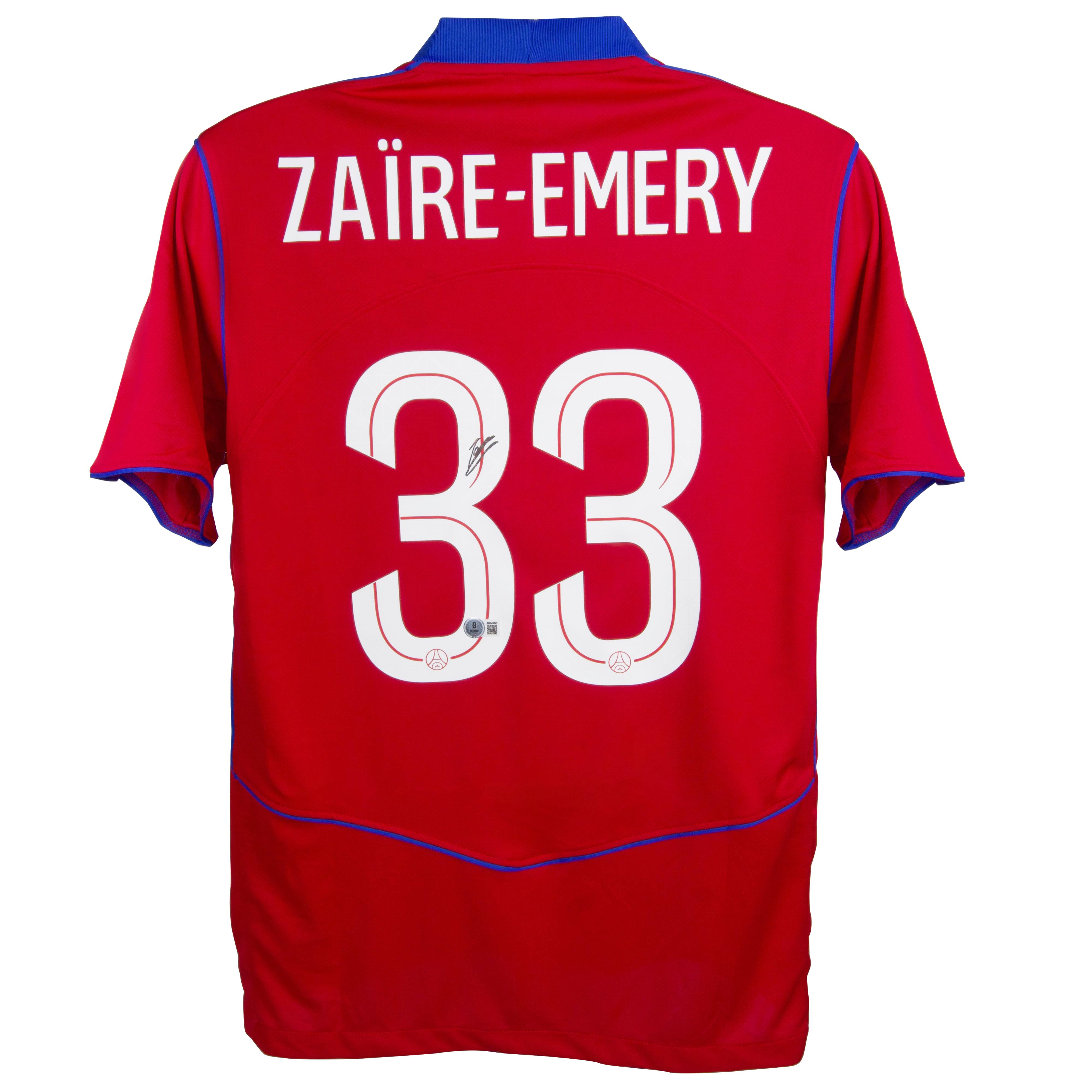 Warren Zaire-Emery Signed Paris Saint-Germain Nike Authentic Jersey (Beckett) at PristineAuction.com Warren Zaire-Emery Signed Paris Saint-Germain Nike Authentic Jersey (Beckett) at PristineAuction.com
