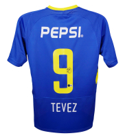 Carlos Tevez Signed Boca Juniors Nike Authentic Jersey (Beckett) at PristineAuction.com