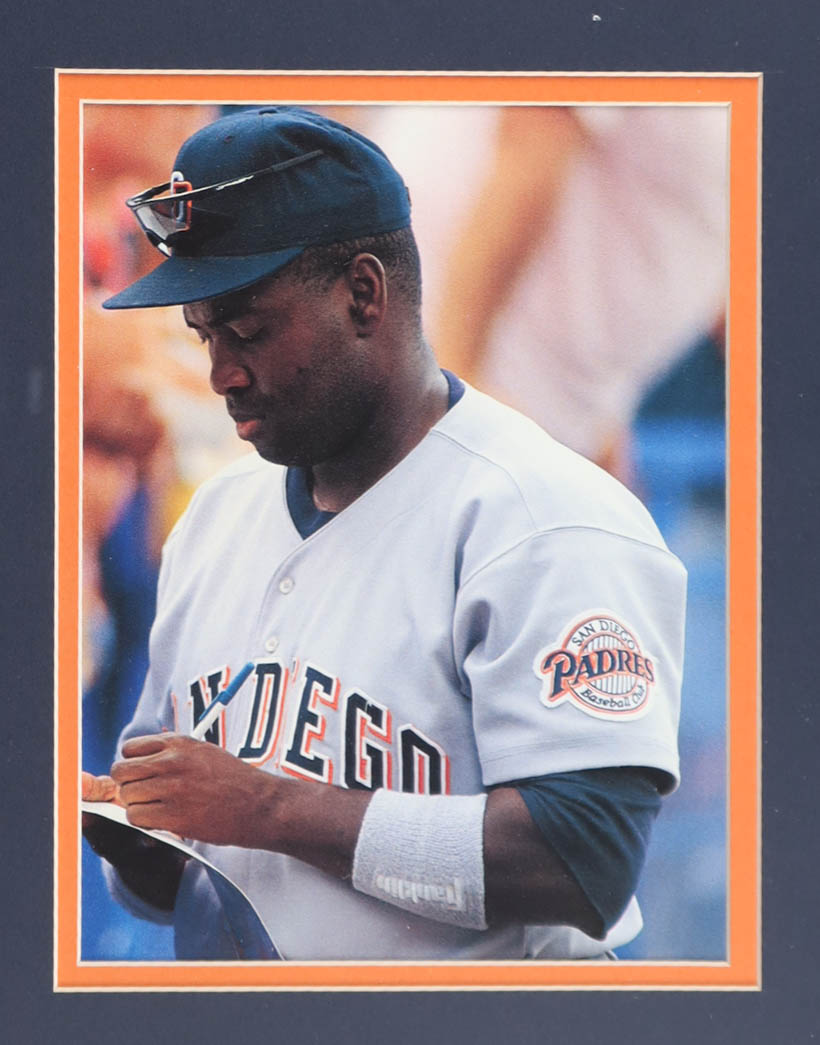 Tony Gwynn Signed Custom Framed Cut Display with Jersey (Beckett) at PristineAuction.com Tony Gwynn Signed Custom Framed Cut Display with Jersey (Beckett) at PristineAuction.com