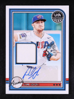 Paul Skenes 2025 Panini USA Baseball Stars & Stripes Auto Materials MEM #USA-PS at PristineAuction.com