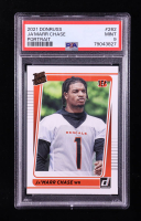 Ja'Marr Chase 2021 Donruss Rated Rookies Portrait #262 RC (PSA 9) at PristineAuction.com