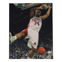 Corliss Williamson Signed Arkansas Razorbacks 11x14 Photo Inscribed "94 Nat Champs" (JSA) at PristineAuction.com